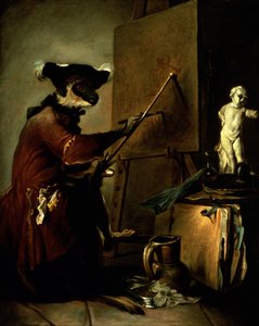 Il pittore di scimmie, 1740